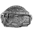 Volunteer Firefighter Antiqued Lapel Pin